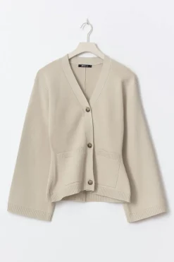 Knitted cotton cardigan