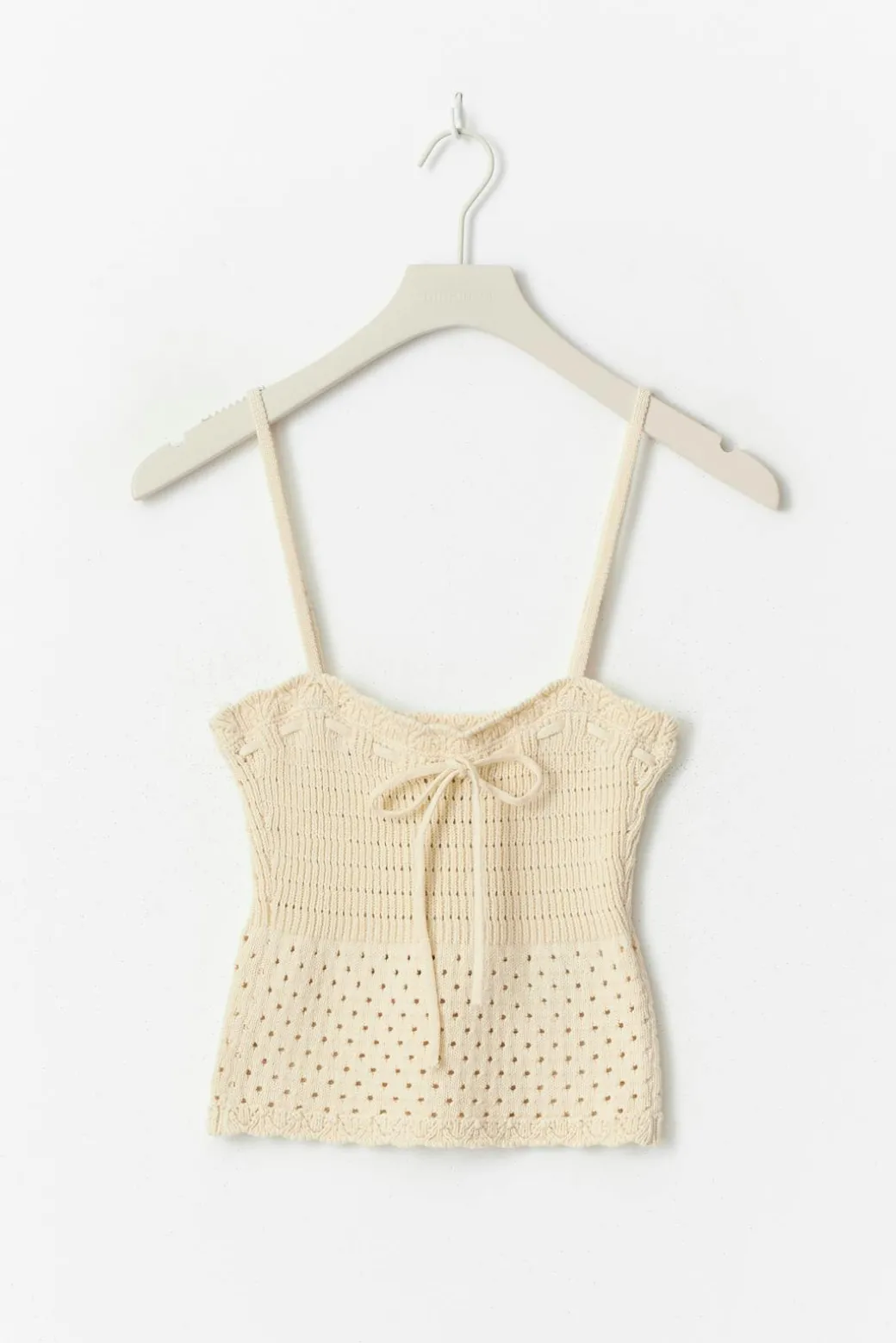 Knitted cotton singlet