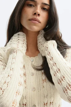 Knitted crochet dress