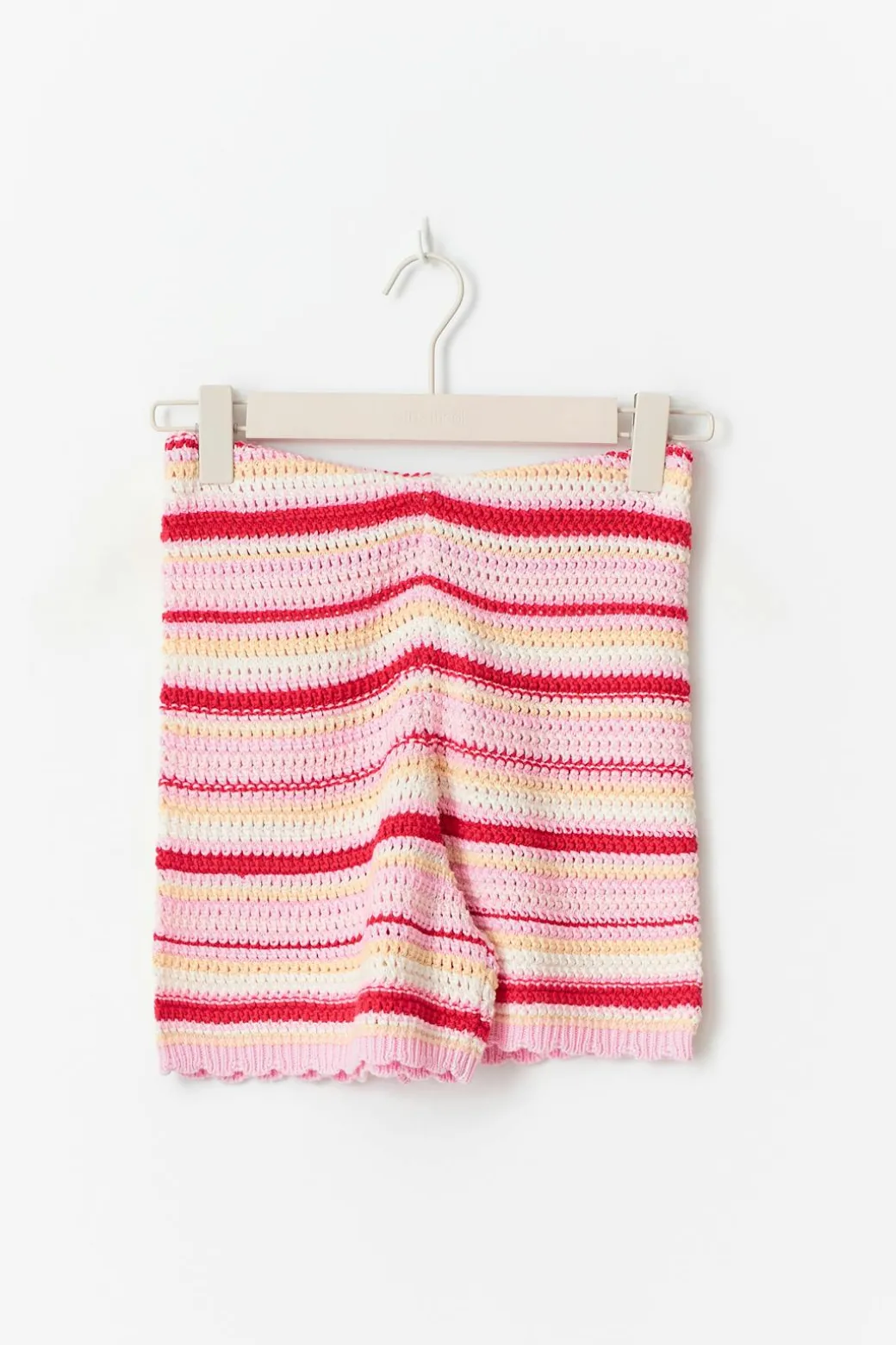 Knitted crochet shorts