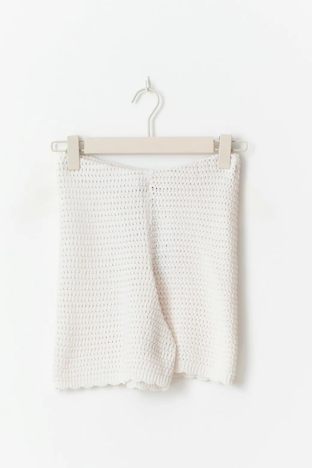Knitted crochet shorts