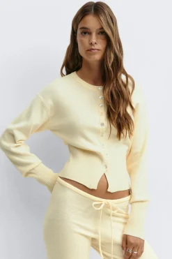 Knitted loungewear cardigan