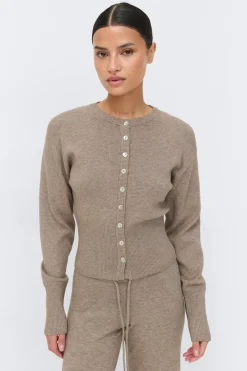 Knitted loungewear cardigan
