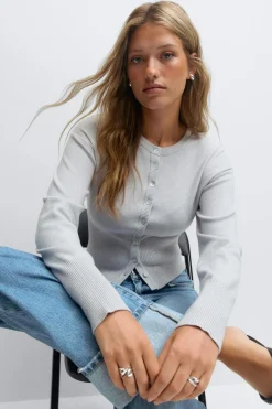 Knitted loungewear cardigan