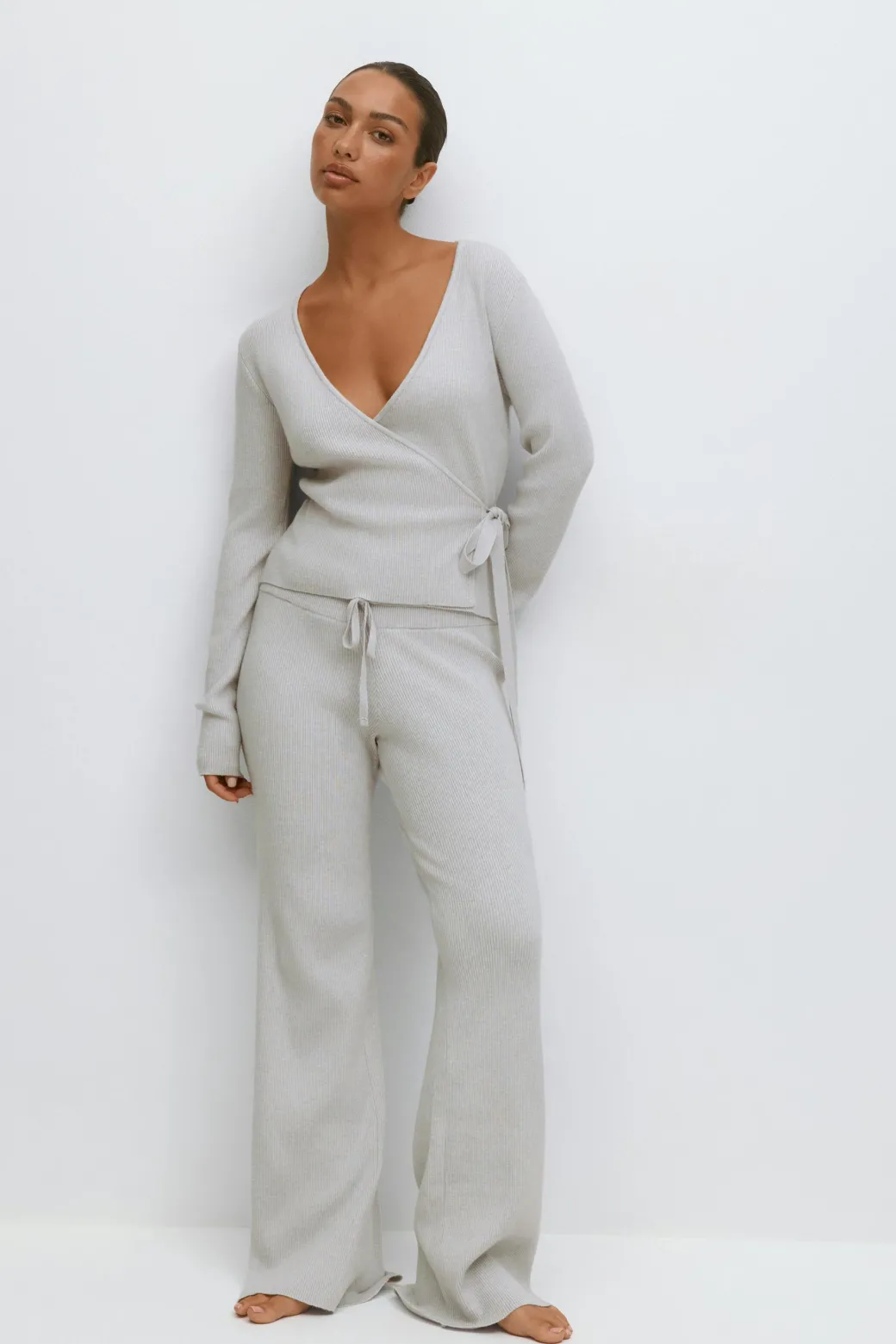 Knitted loungewear trousers