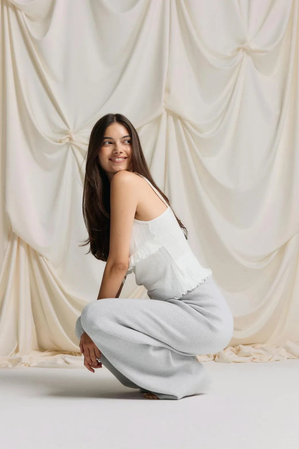 Knitted loungewear trousers