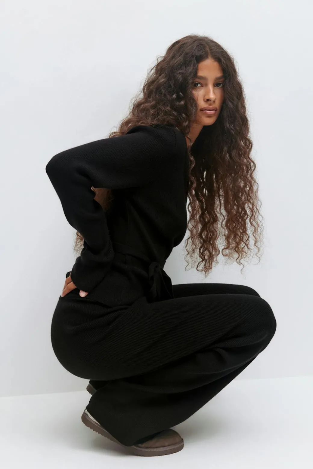 Knitted loungewear trousers