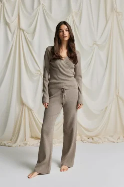 Knitted loungewear trousers