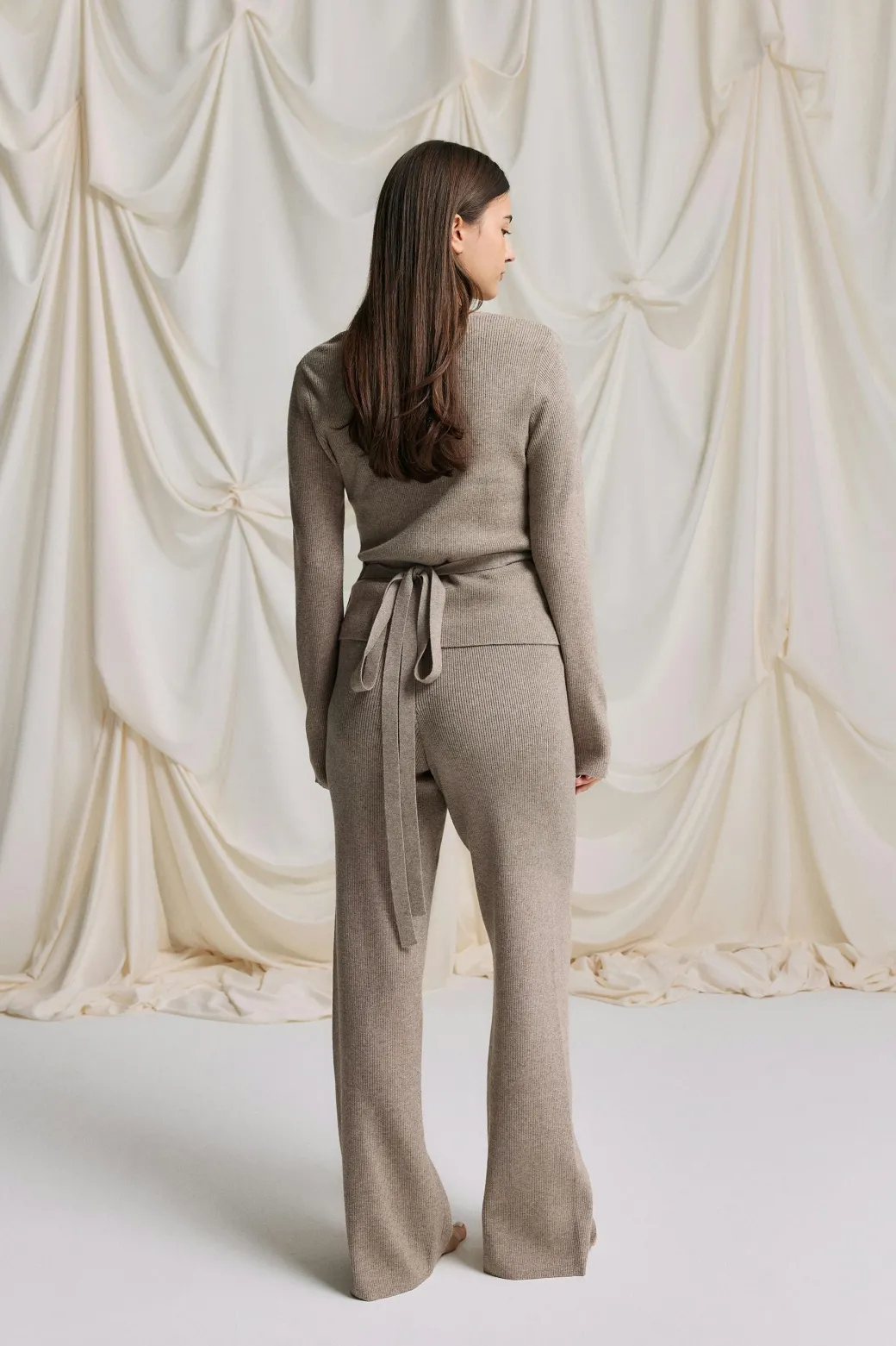 Knitted loungewear trousers