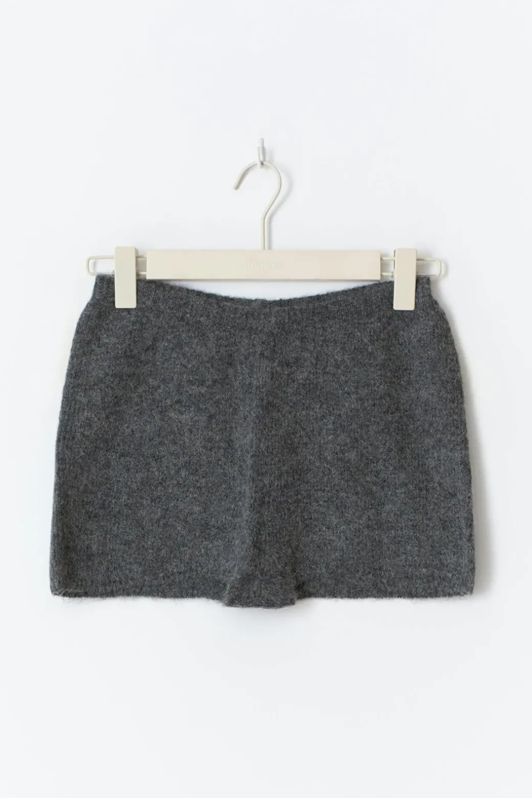Knitted mini shorts