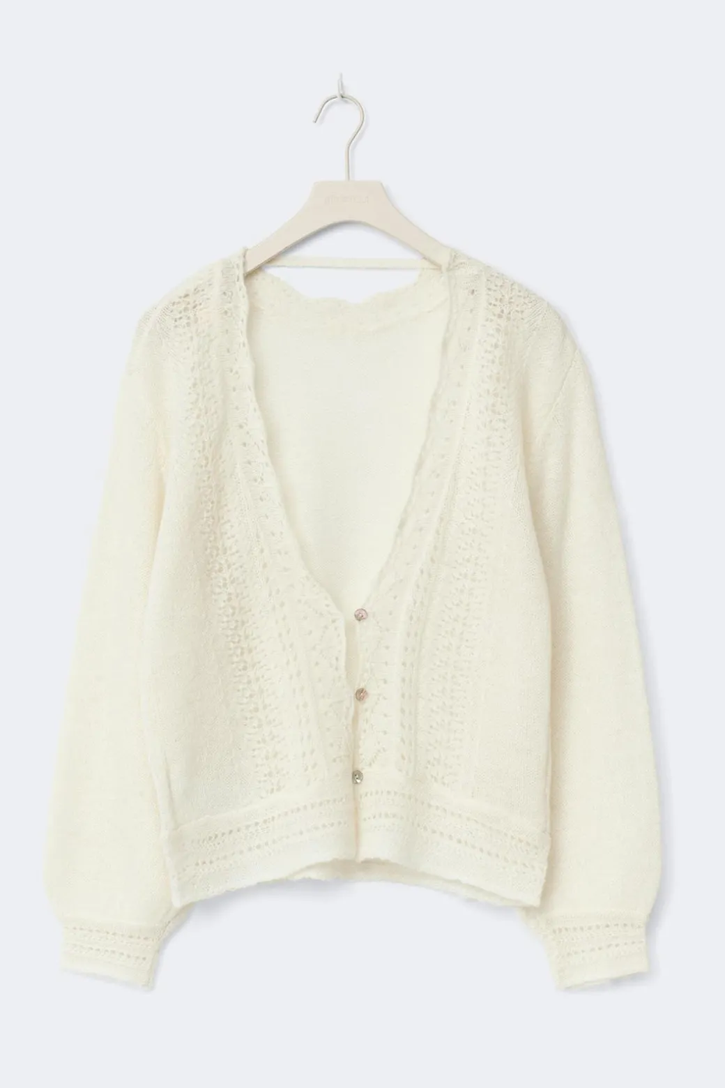 14+ knitted open back sweater