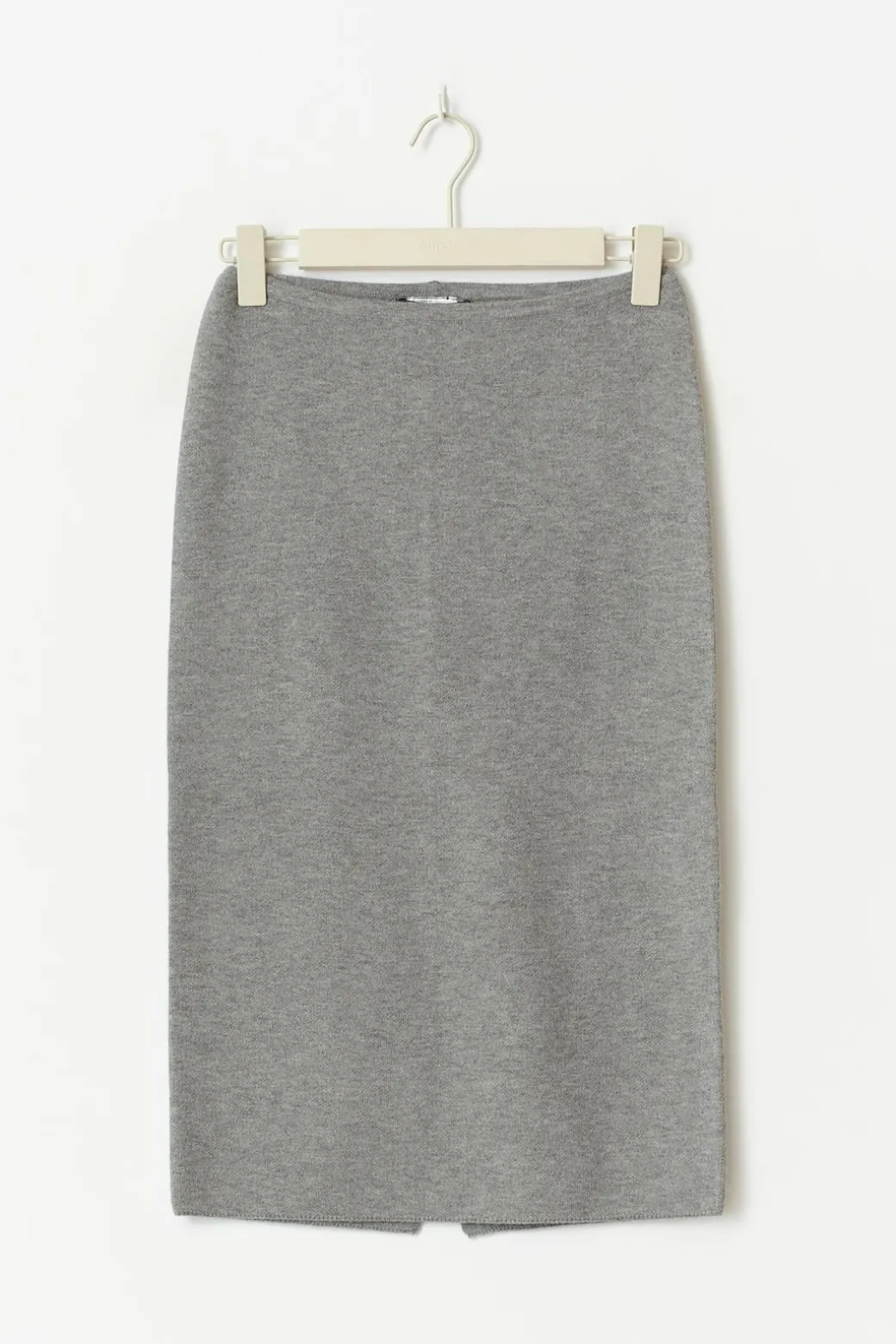 Knitted pencil skirt