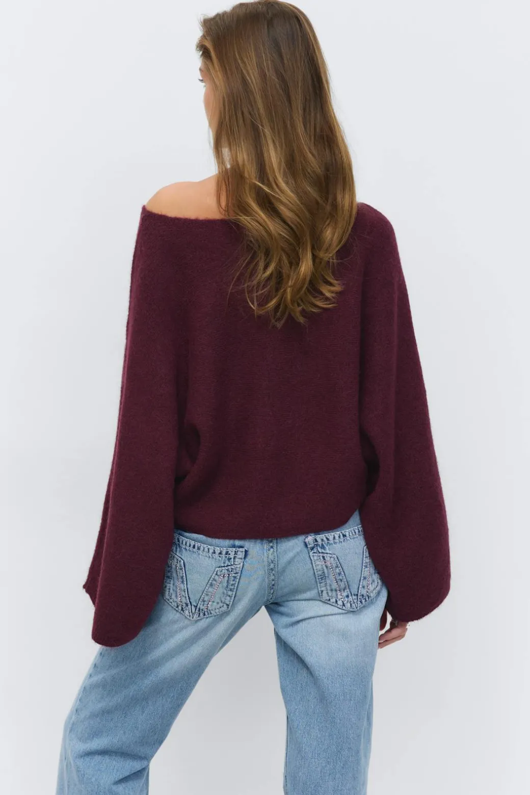 14+ knitted poncho sweater