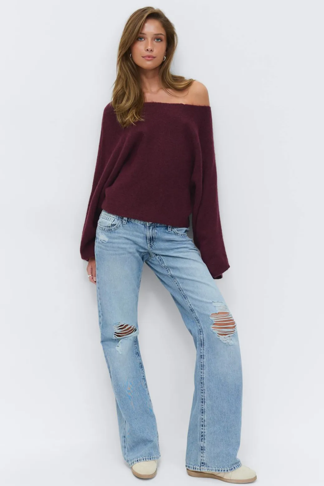 14+ knitted poncho sweater