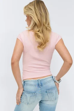 14+ knitted ruched top
