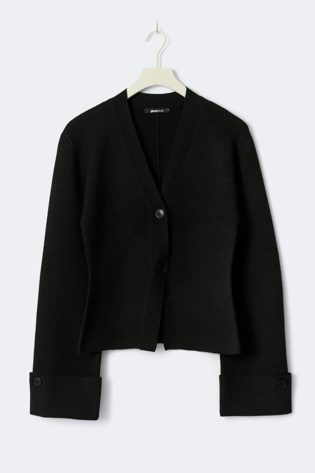Knitted sculptured cardigan