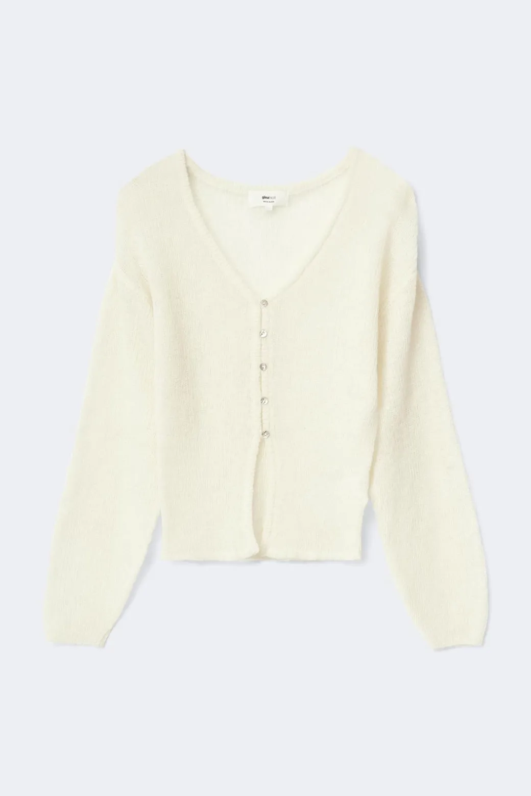 Knitted sheer cardigan