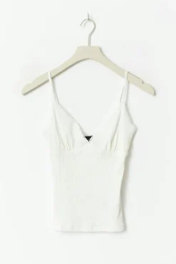 Lace detail singlet