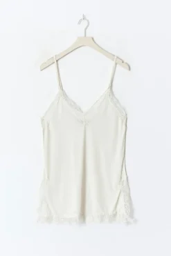Lace detail singlet