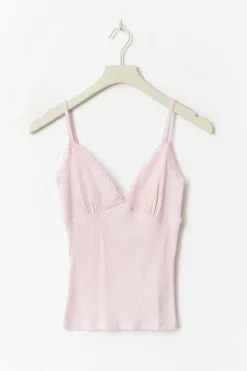 Lace detail singlet