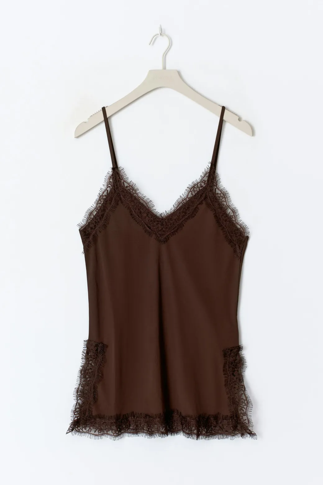 Lace detail singlet