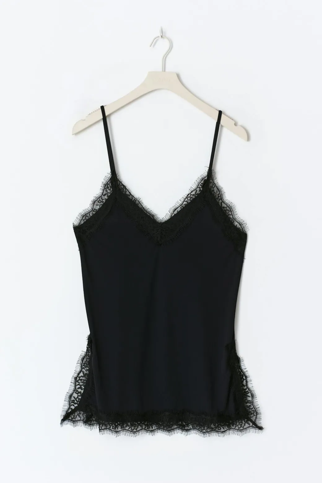 Lace detail singlet