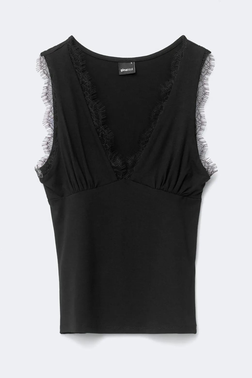 Lace detail tank