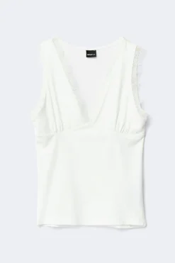 Lace detail tank