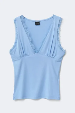 Lace detail tank