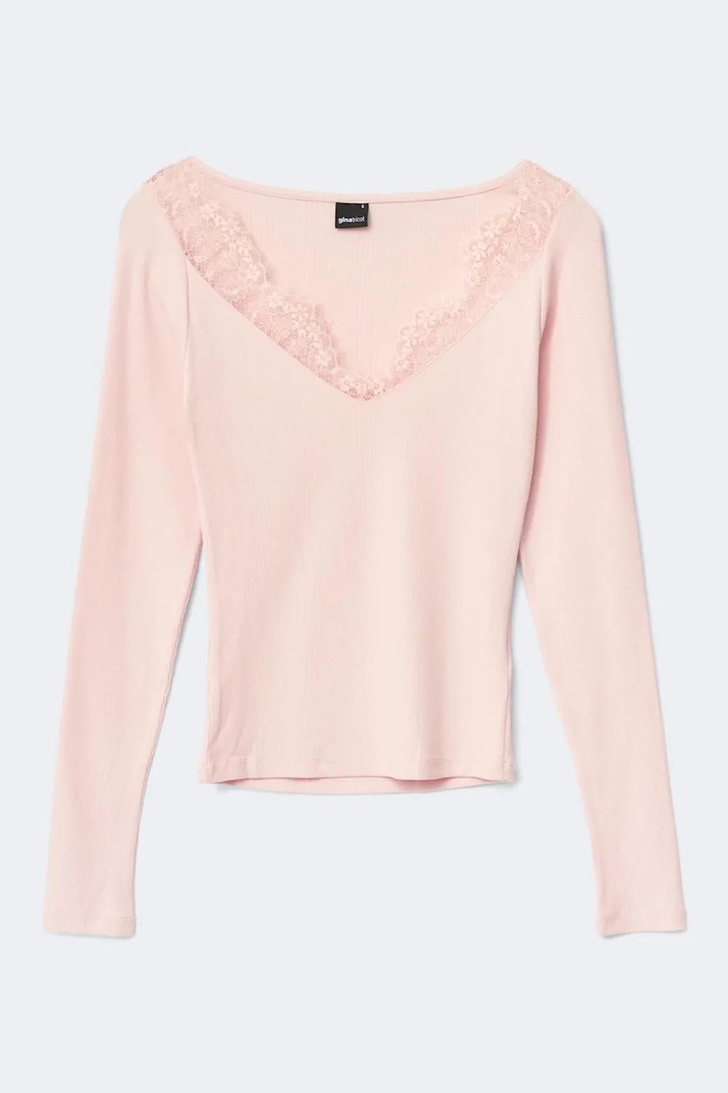 Lace detail top