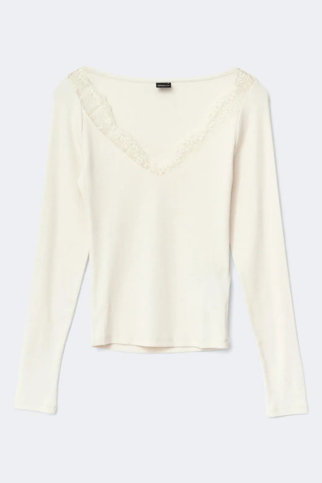 Lace detail top