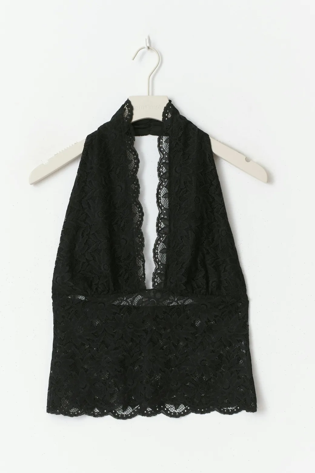 Lace halterneck top