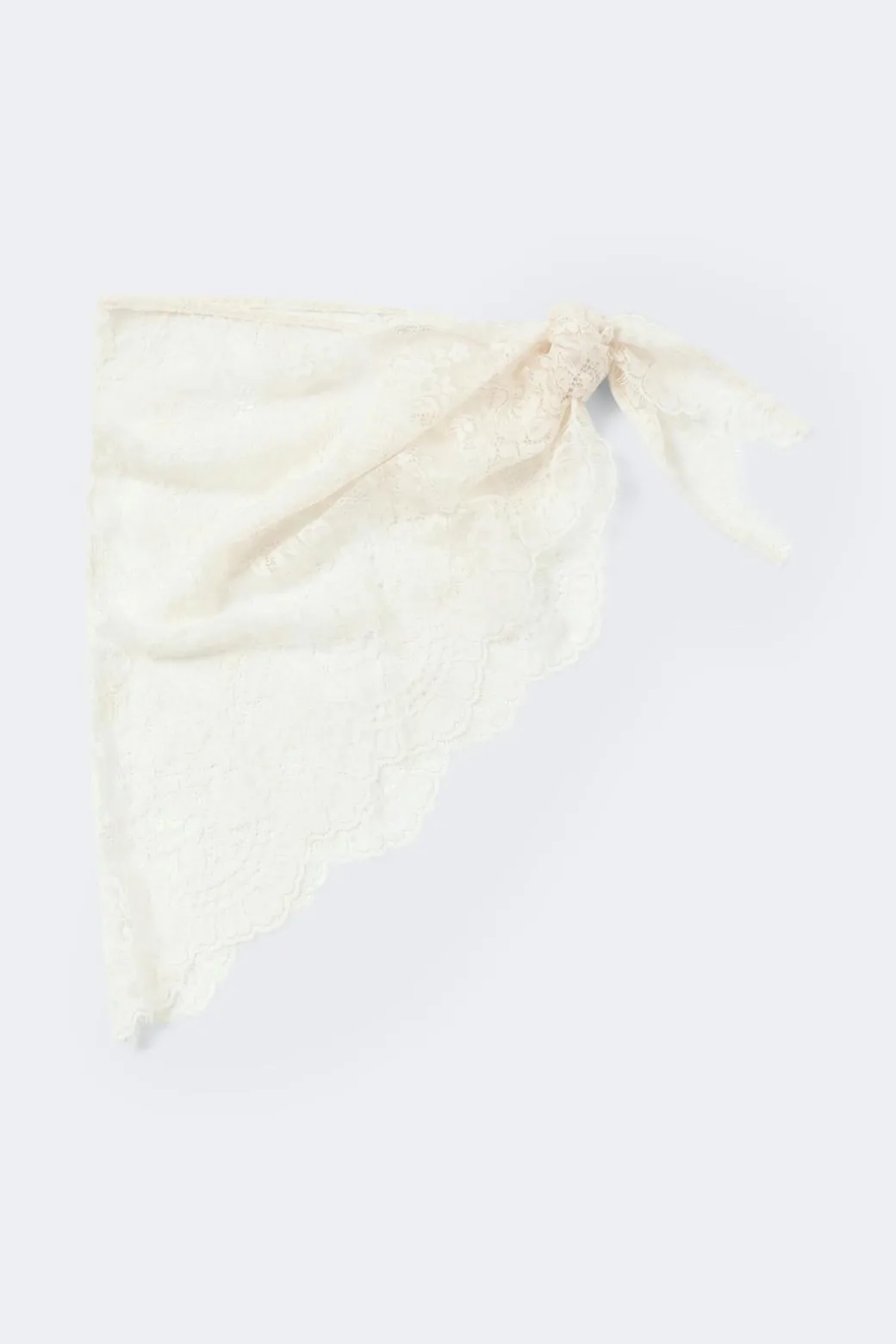 Lace hip scarf