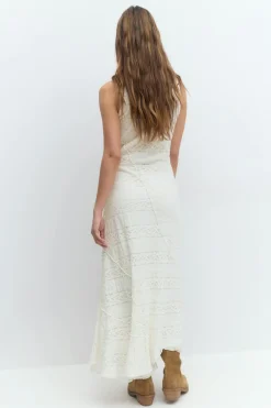 Lace midaxi dress