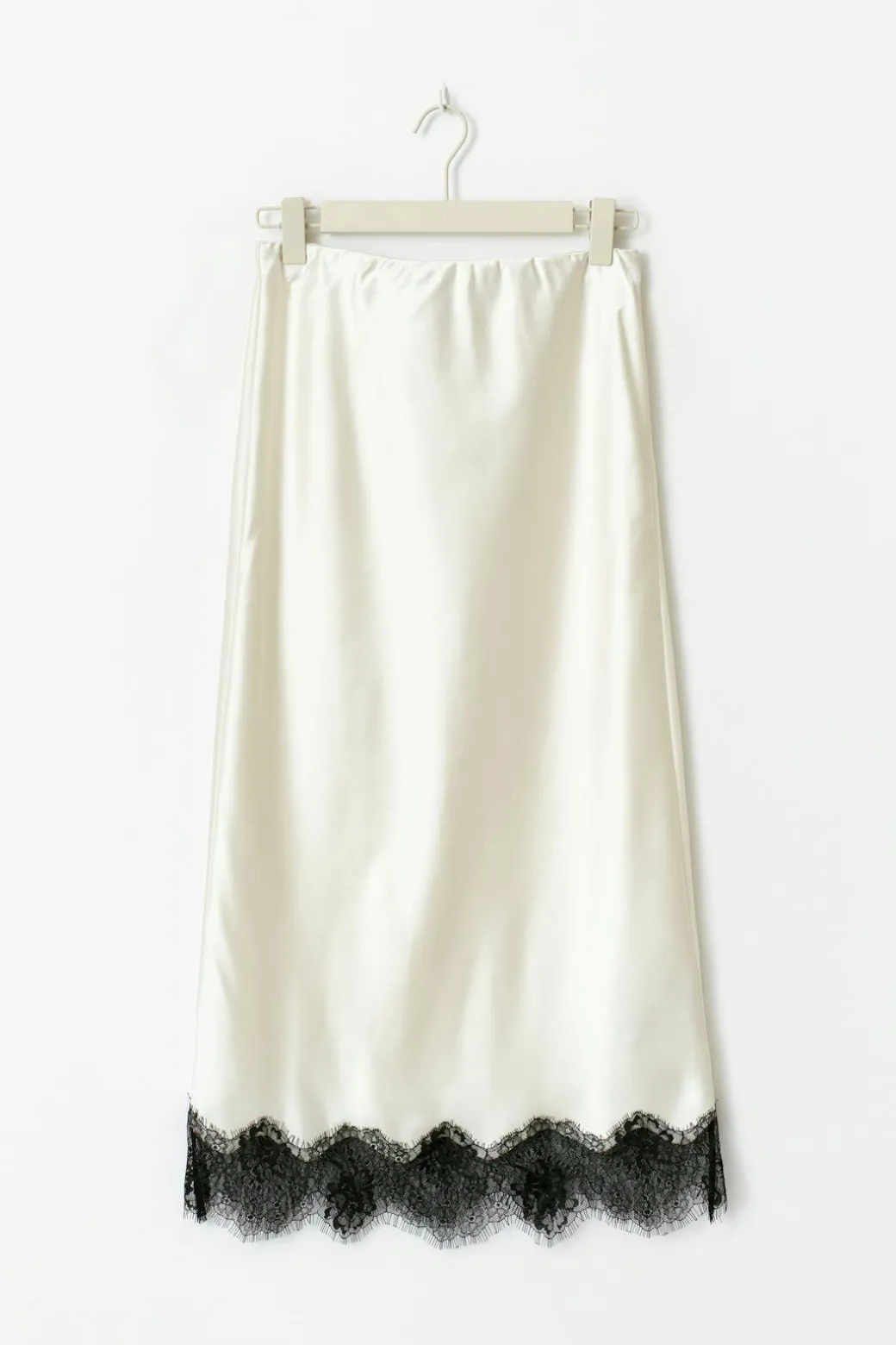Lace midi skirt
