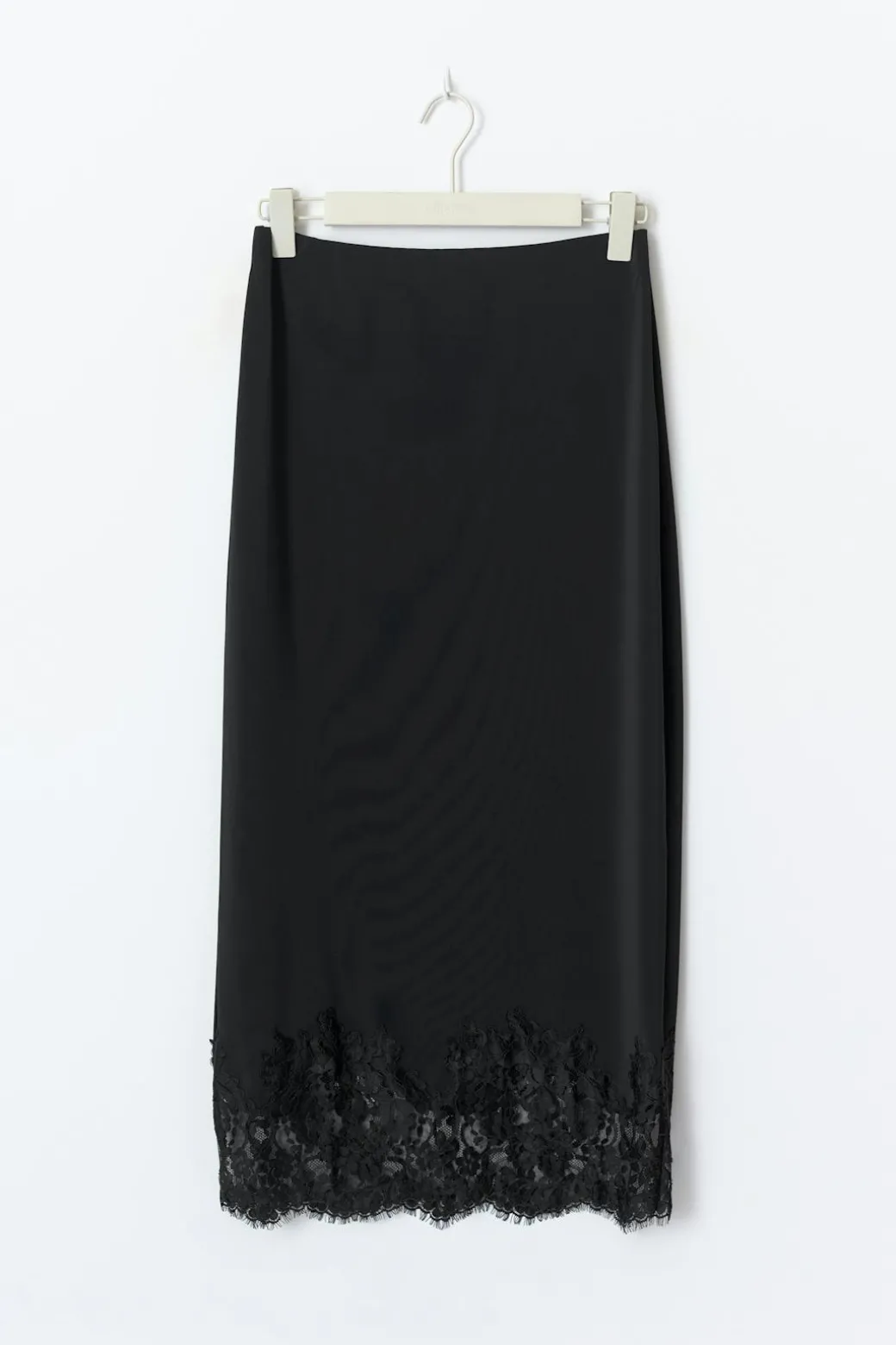Lace midi skirt