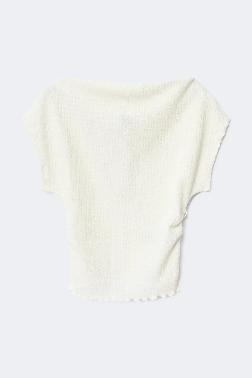 Lacing back top