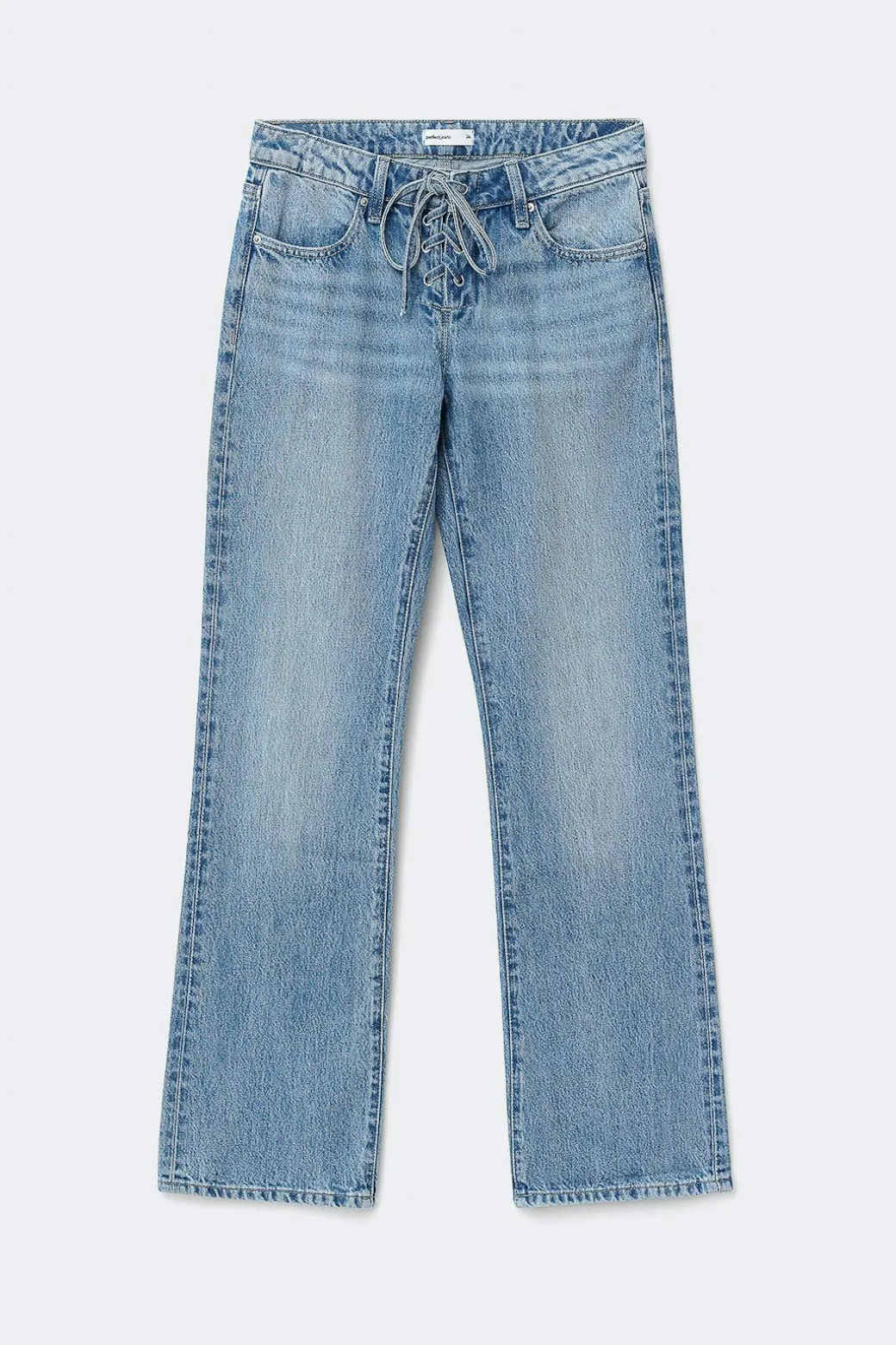 Lacing jeans