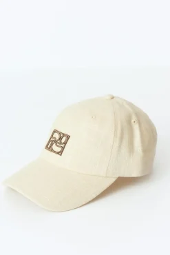 Linen blend cap