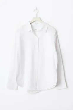 Linen blend shirt