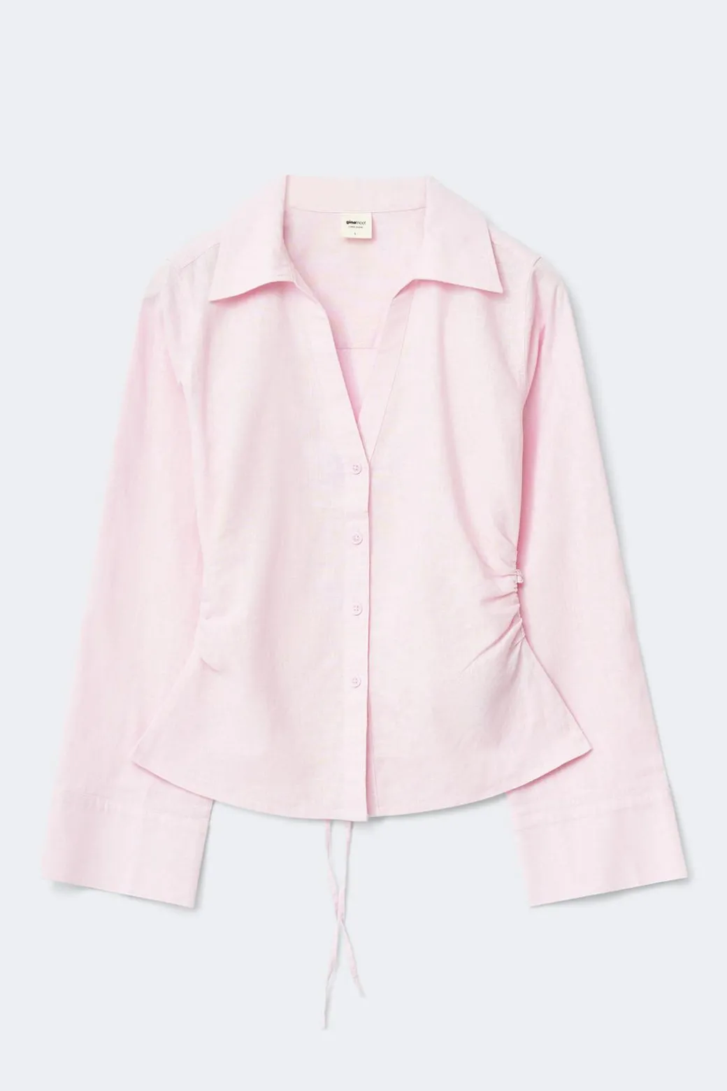 Linen blend shirt
