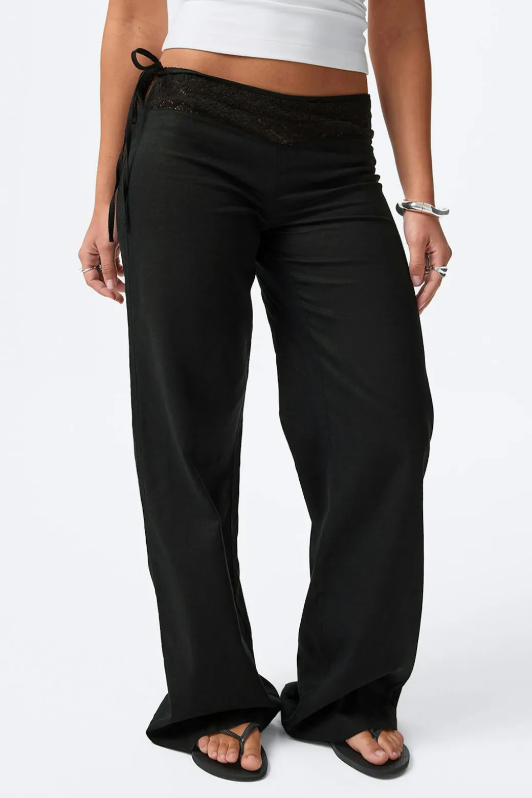 14+ linen blend trousers