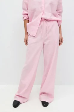 linen blend trousers