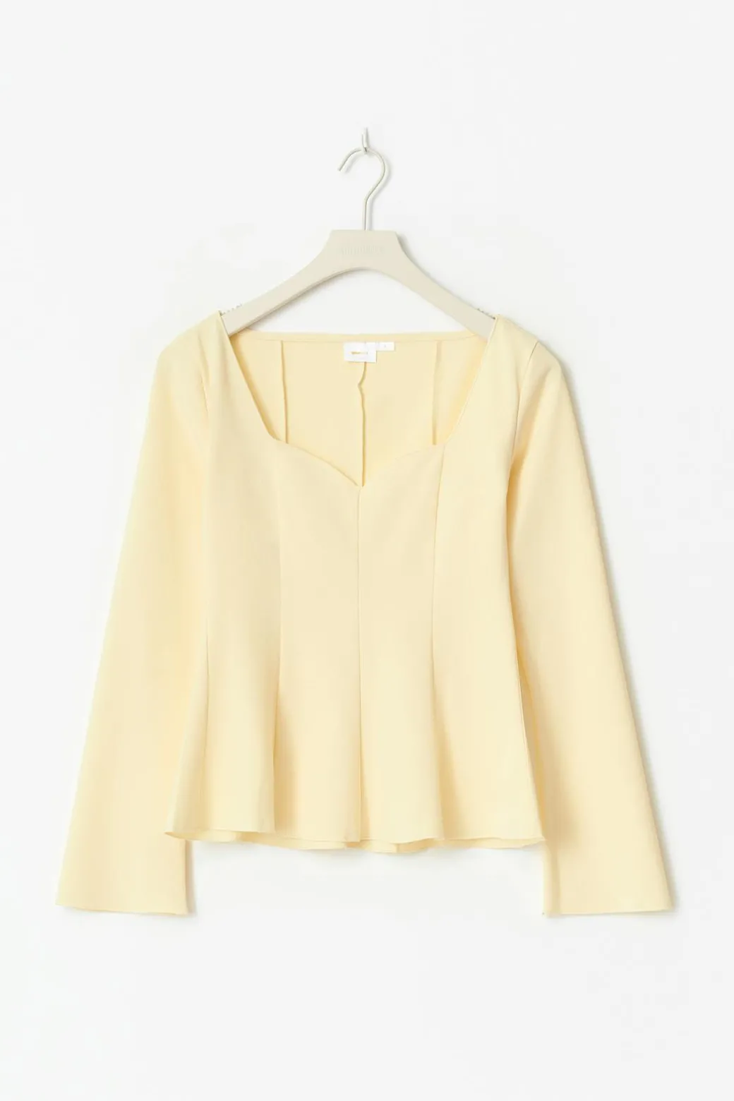 14+ long sleeve peplum top