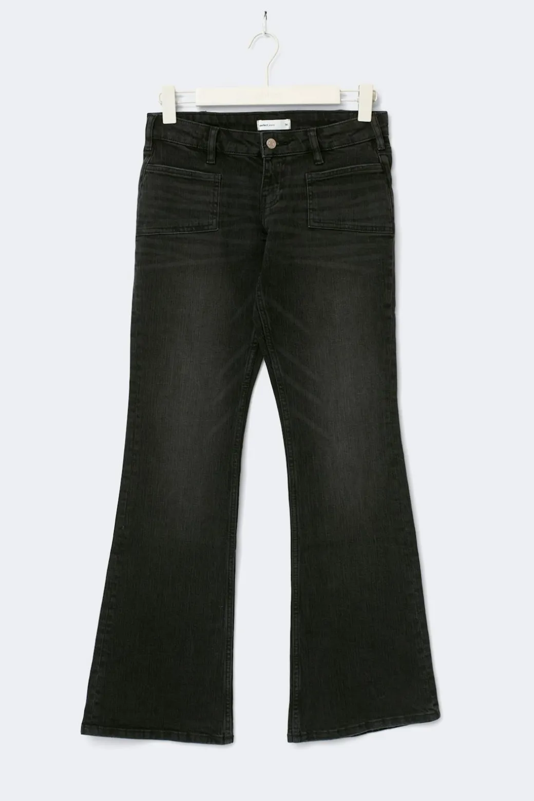 Low flare jeans