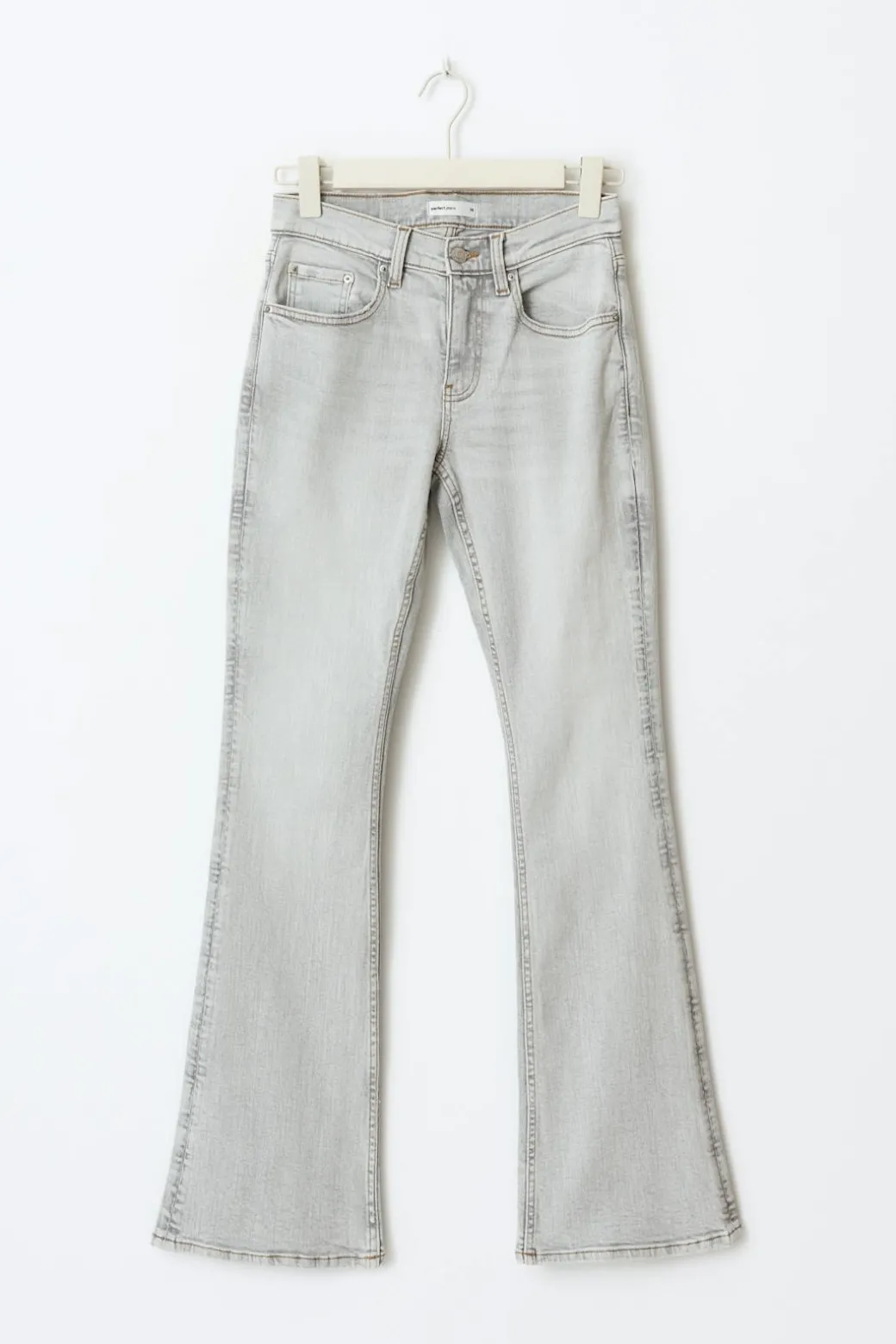 Low petite bootcut jeans