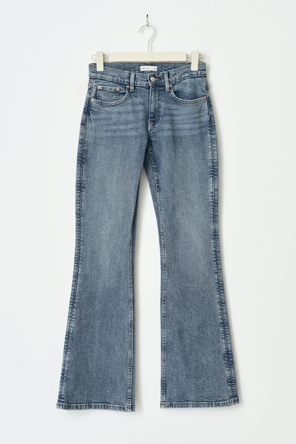 Low petite bootcut jeans