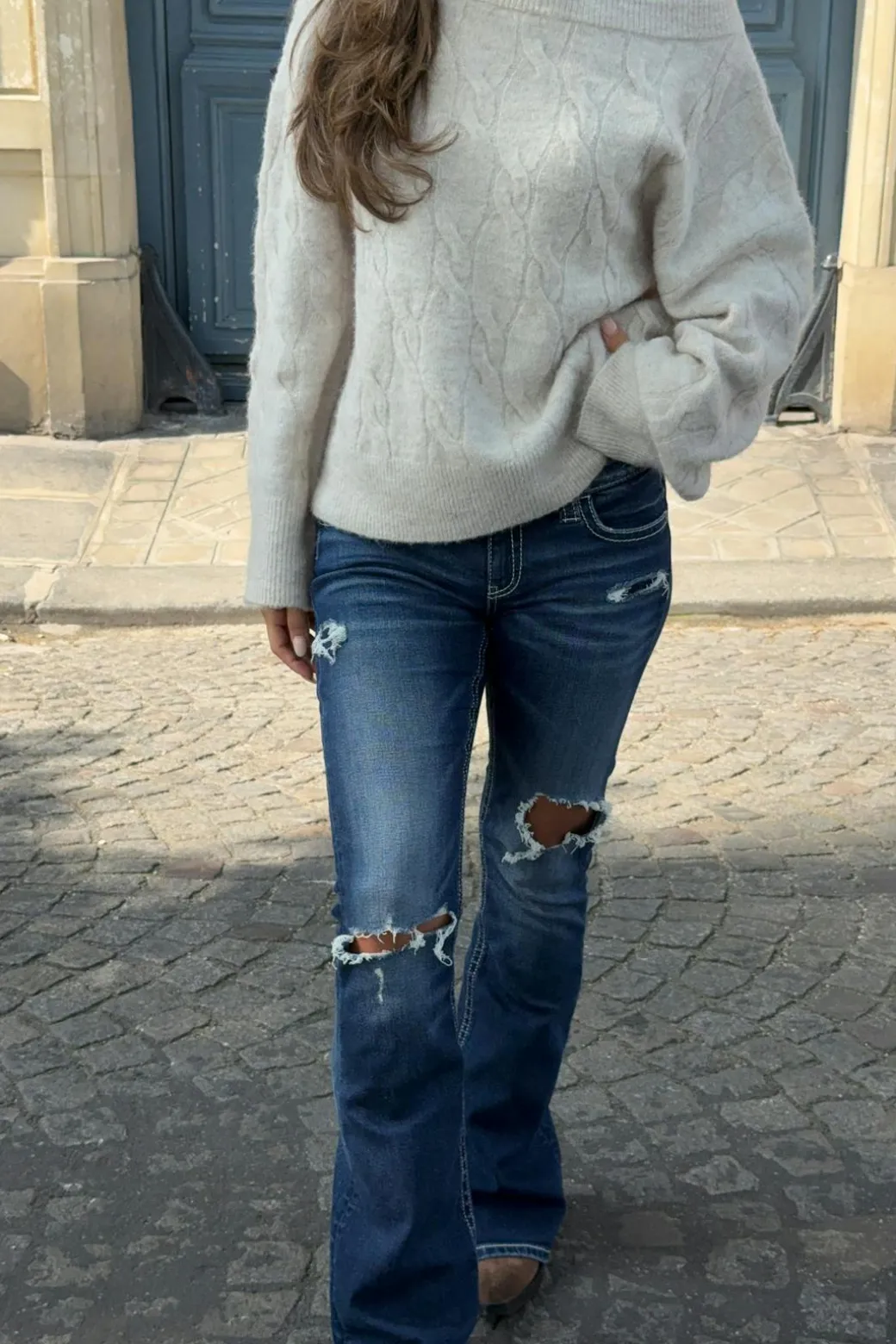 14+ low rise flare jeans