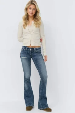 14+ low rise flare jeans