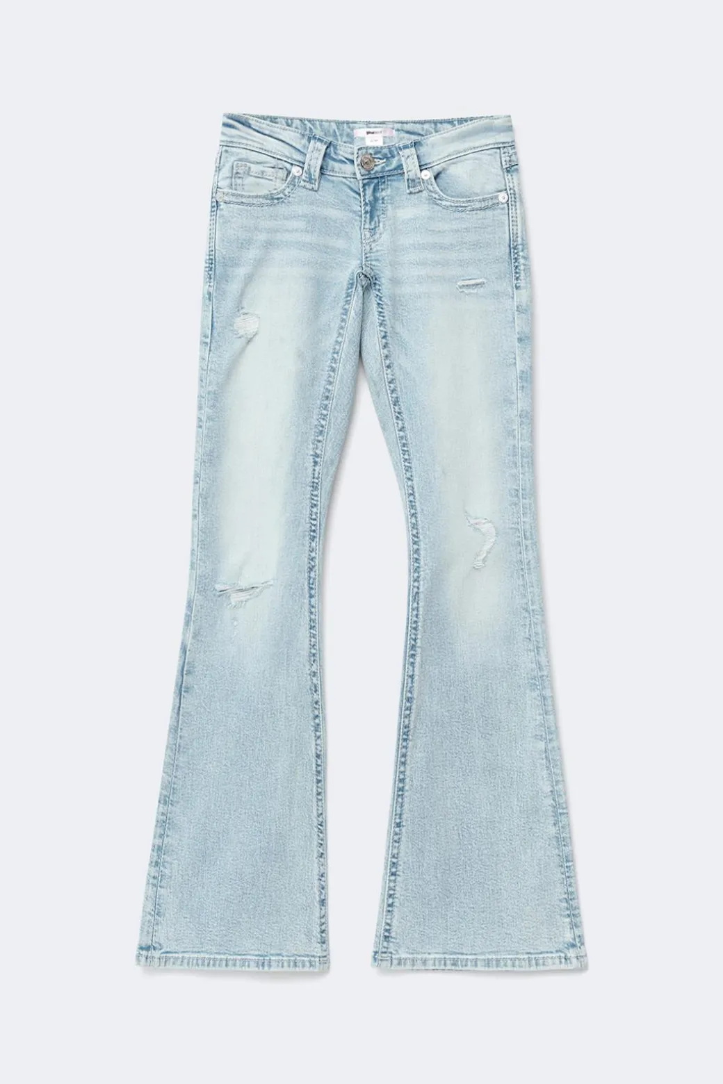 14+ low rise flare jeans